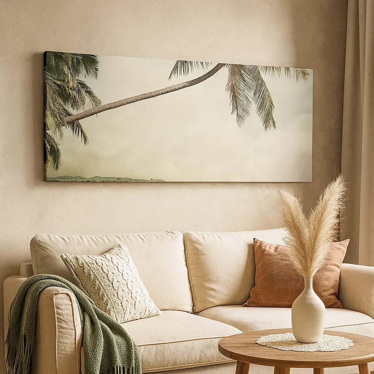 Impression sur toile - Image sur toile - Rêve tropical - 30x30 cm