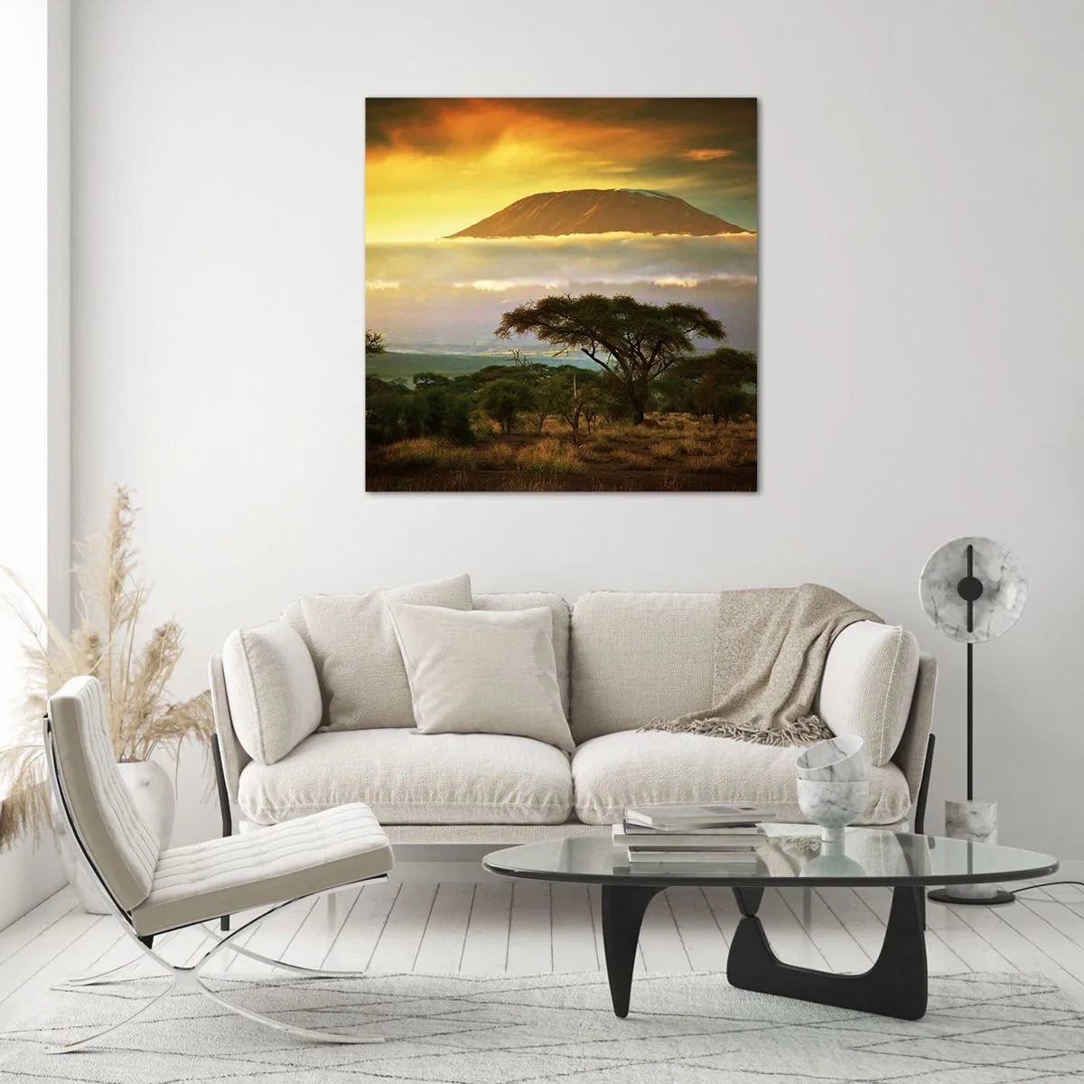 Impression sur verre - Image sur verre - Un rêve de voyageur - 60x60 cm