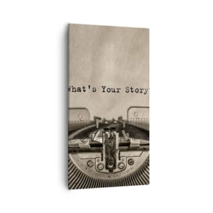 Impression sur toile - Image sur toile - Réponds-moi - 55x100 cm