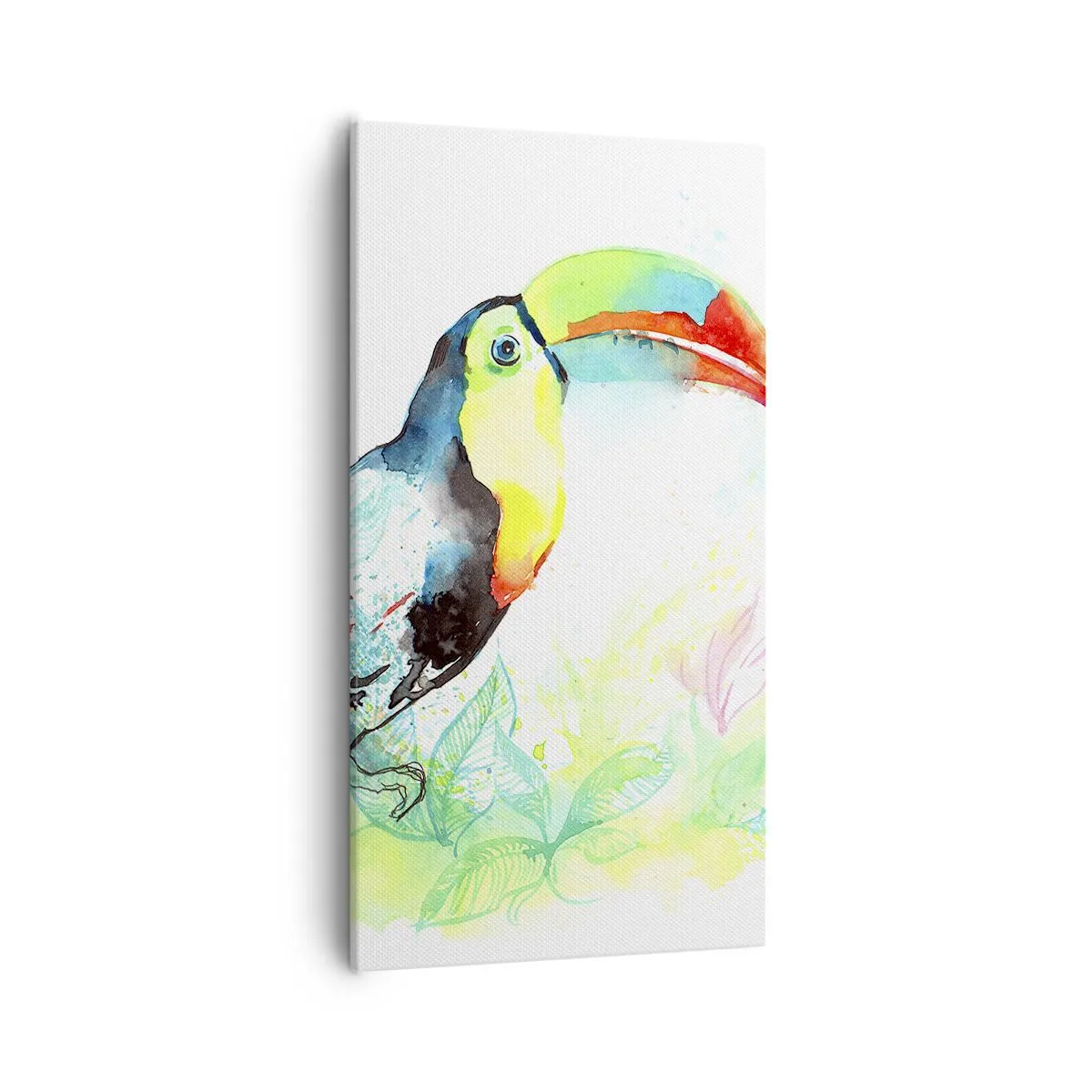 Impression sur toile - Image sur toile - Aussi coloré que l'Amérique du Sud - 55x100 cm