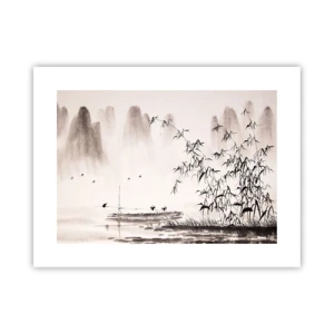 Affiche - Poster - Le silence des rizières - 40x30 cm