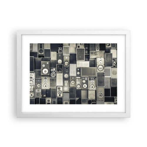 Affiche dans un cadre blanc - Poster - Tout va bien - 40x30 cm