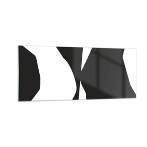 Impression sur verre - Image sur verre - Positif négatif - 100x40 cm