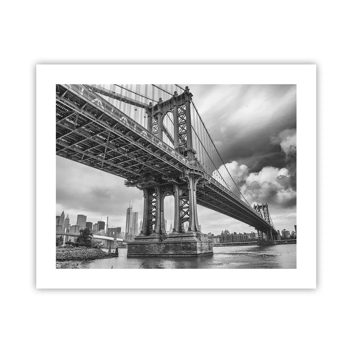 Affiche - Poster - Au coeur de la ville - 50x40 cm