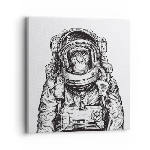 Impression sur toile - Image sur toile - Évolution alternative - 30x30 cm