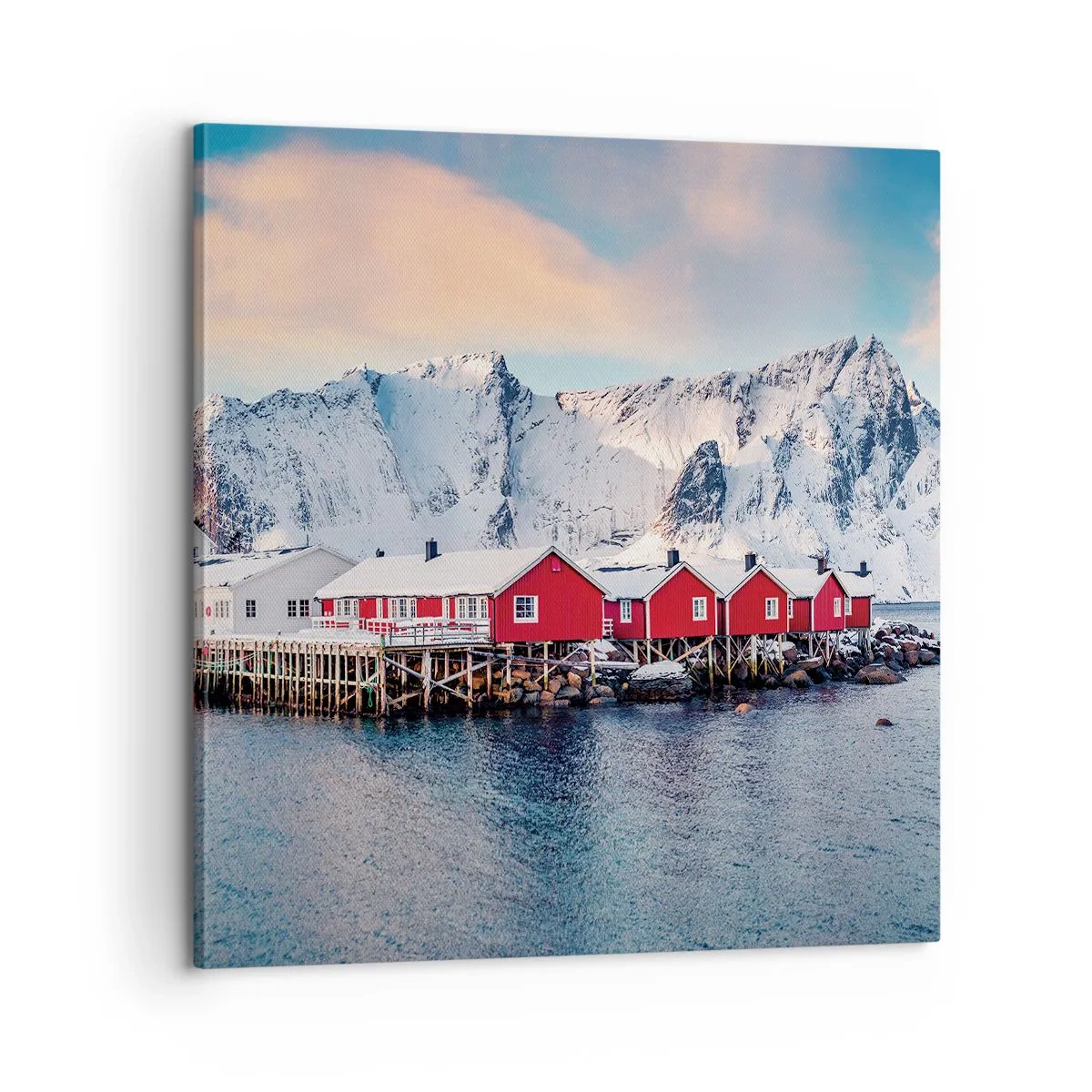 Impression sur toile - Image sur toile - Retraite dans le nord - 60x60 cm