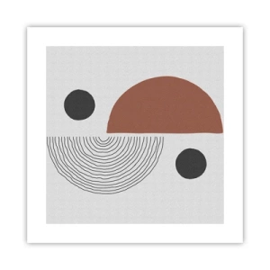 Affiche - Poster - Perfection de la roue - 40x40 cm