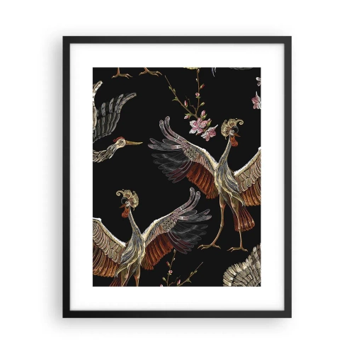 Affiche dans un cadre noir - Poster - Un oiseau de conte de fées - 40x50 cm