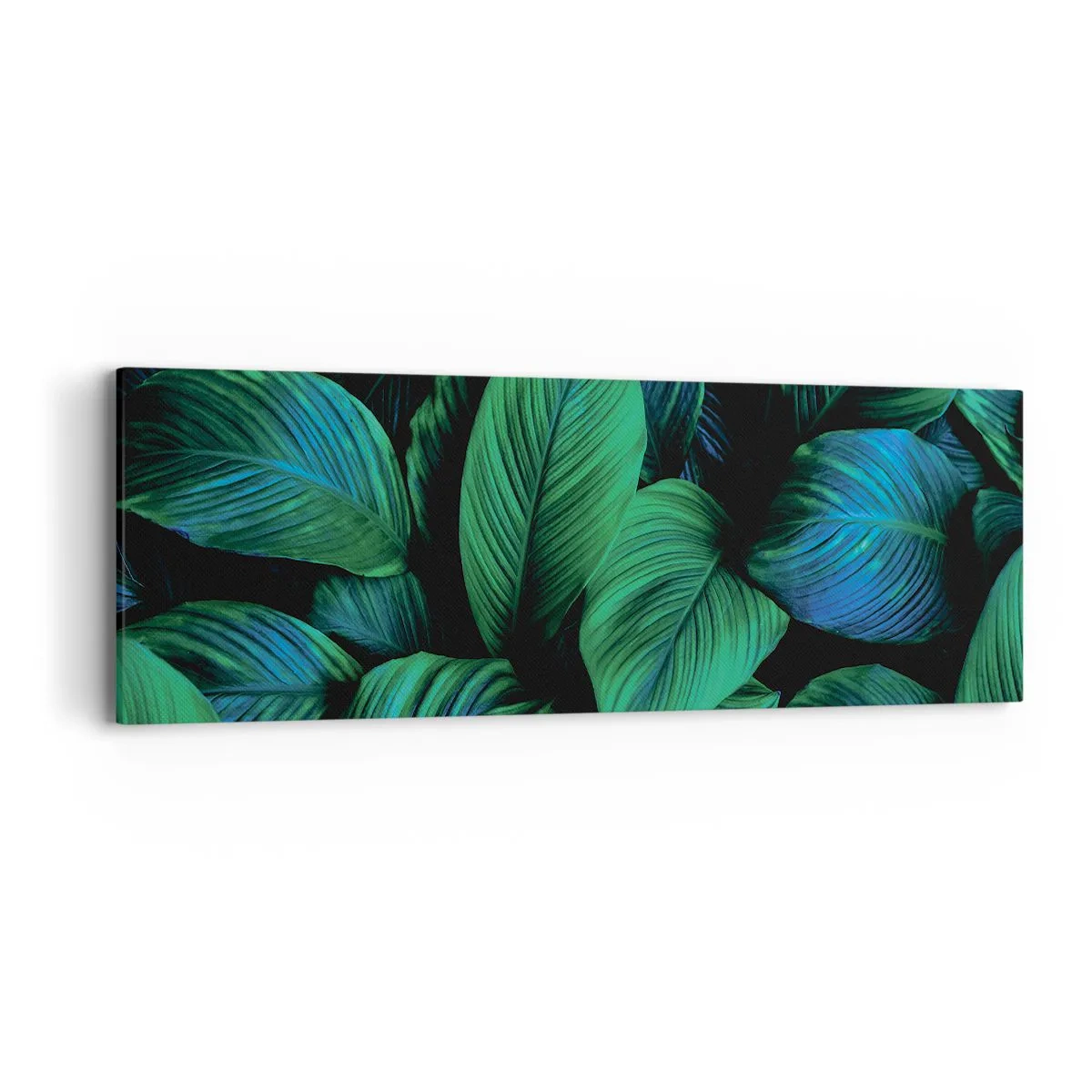 Impression sur toile - Image sur toile - Dans la foule verte - 90x30 cm