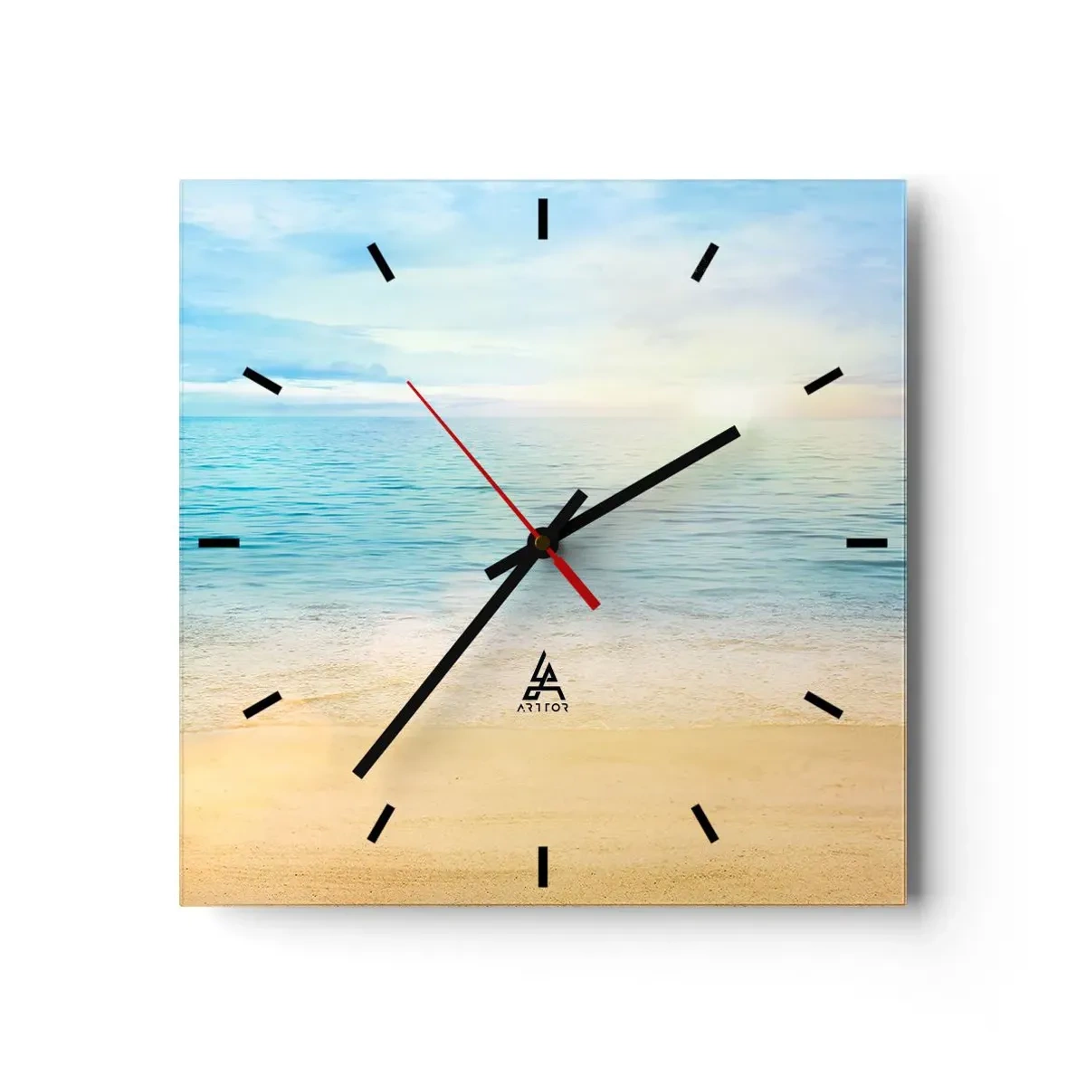 Horloge murale - Pendule murale - Le grand bleu - 40x40 cm