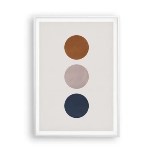 Affiche dans un cadre blanc - Poster - Symbole d'excellence - 70x100 cm