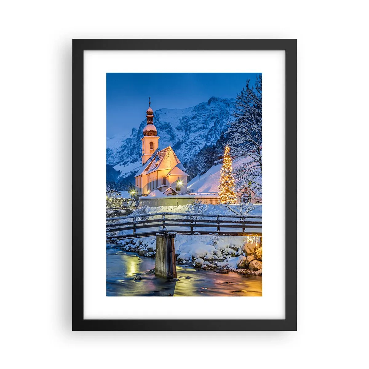 Affiche dans un cadre noir - Poster - L'âme du monde - 30x40 cm