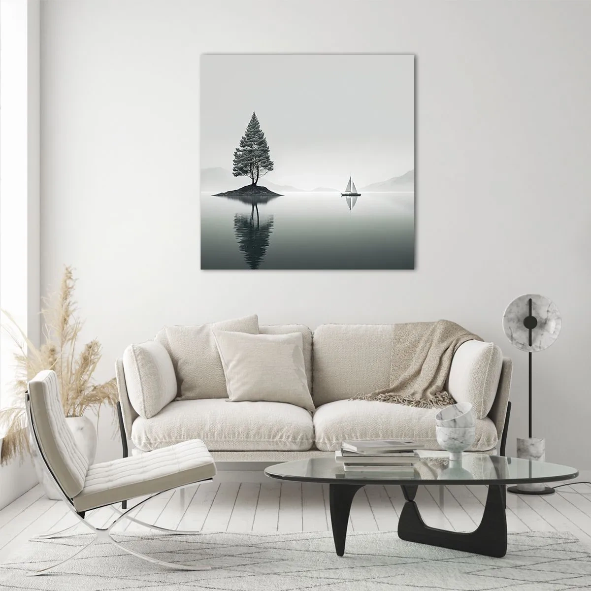 Impression sur verre - Image sur verre - Un rêve somnolent - 40x40 cm