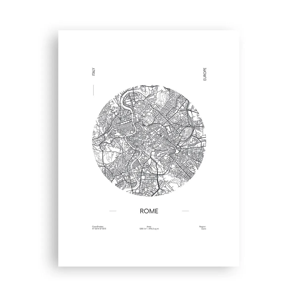 Affiche - Poster - Anatomie de Rome - 30x40 cm