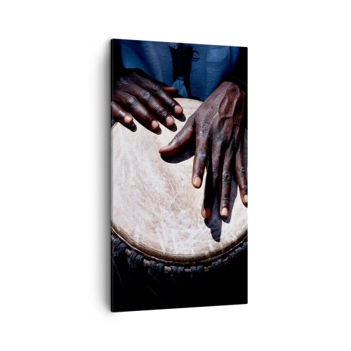 Impression sur toile - Image sur toile - Vis à son rythme - 45x80 cm