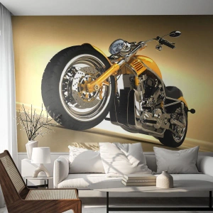 Papier Peint Photo Premium Sand - Un rêve de force et de vitesse - Moto, Moteur, Automobile - 250x175 cm