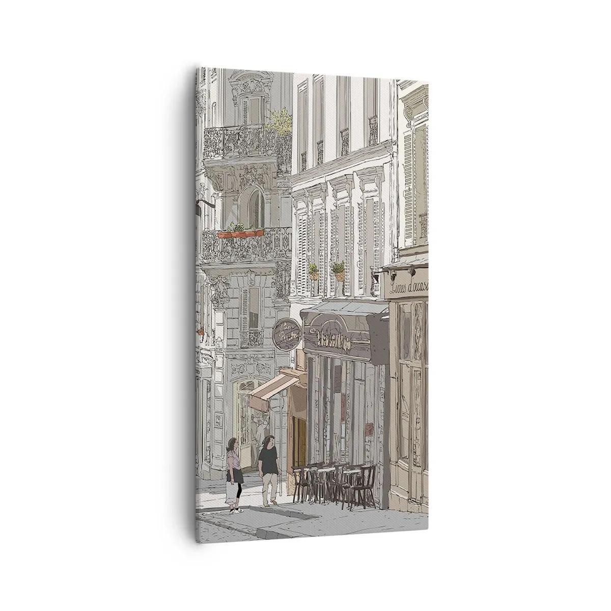 Impression sur toile - Image sur toile - Joie de la ville - 55x100 cm