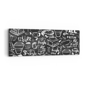 Impression sur toile - Image sur toile - Tout ce dont tu as besoin c'est… - 90x30 cm