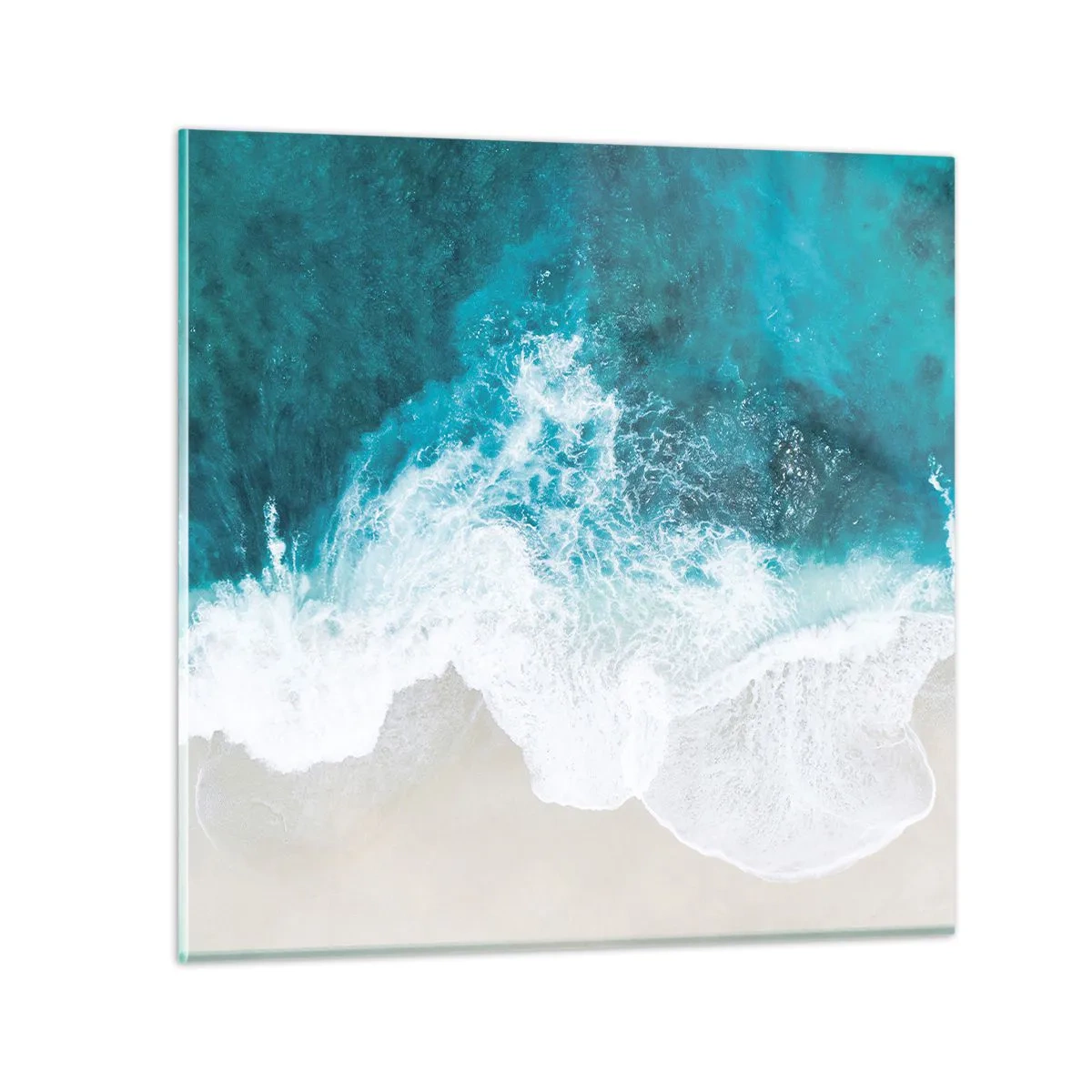 Impression sur verre - Image sur verre - Caresse naturelle - 70x70 cm
