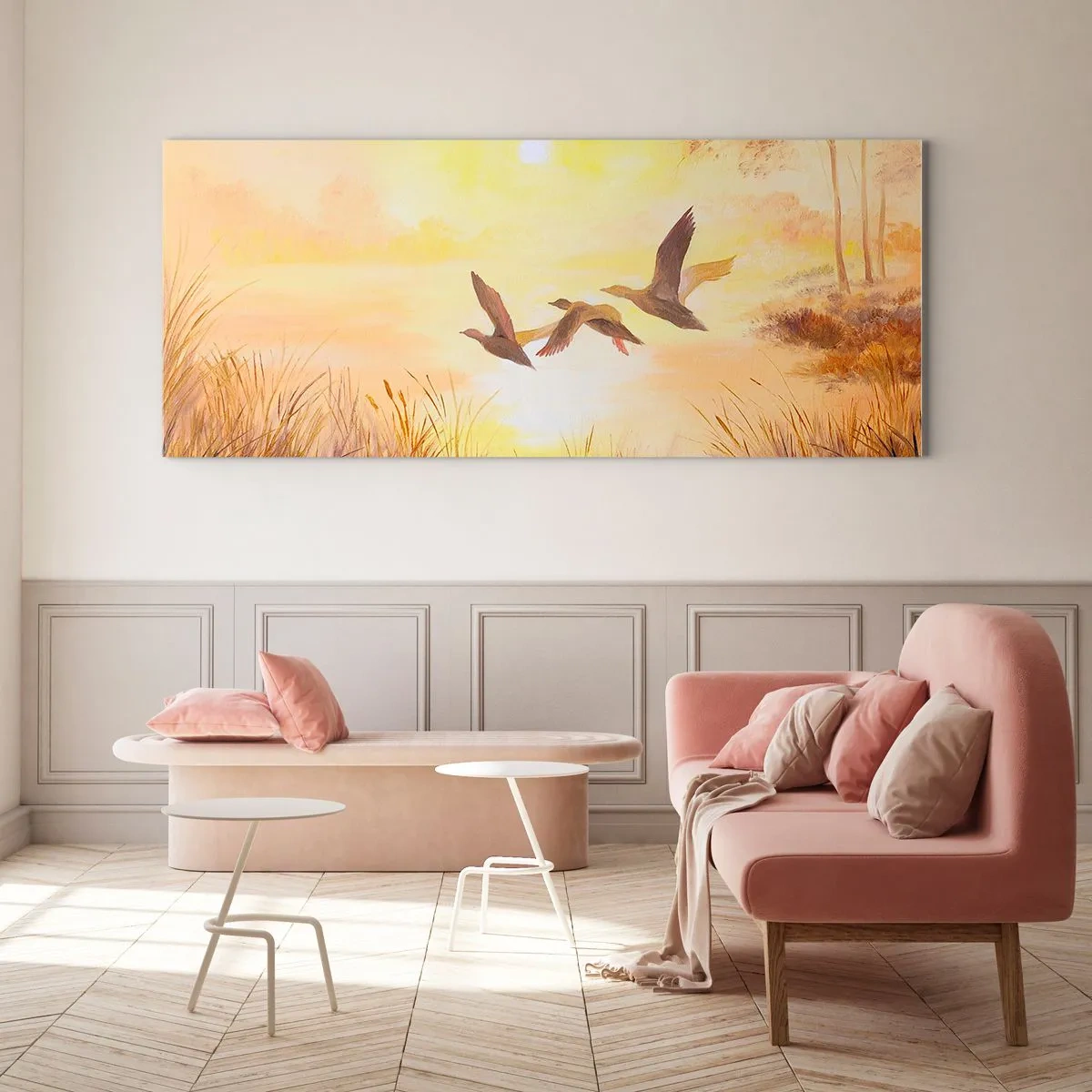 Impression sur verre - Image sur verre - Le début d'un long voyage - 100x40 cm