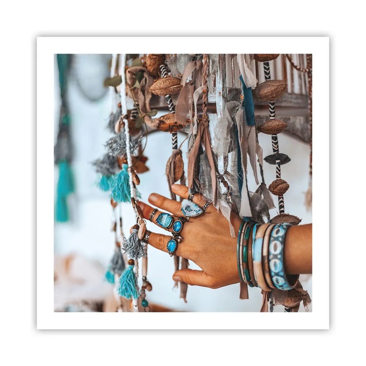 Affiche - Poster - Trésor local - 60x60 cm