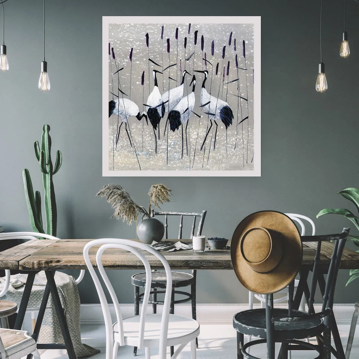 Affiche - Poster - Parmi les siens - 50x50 cm