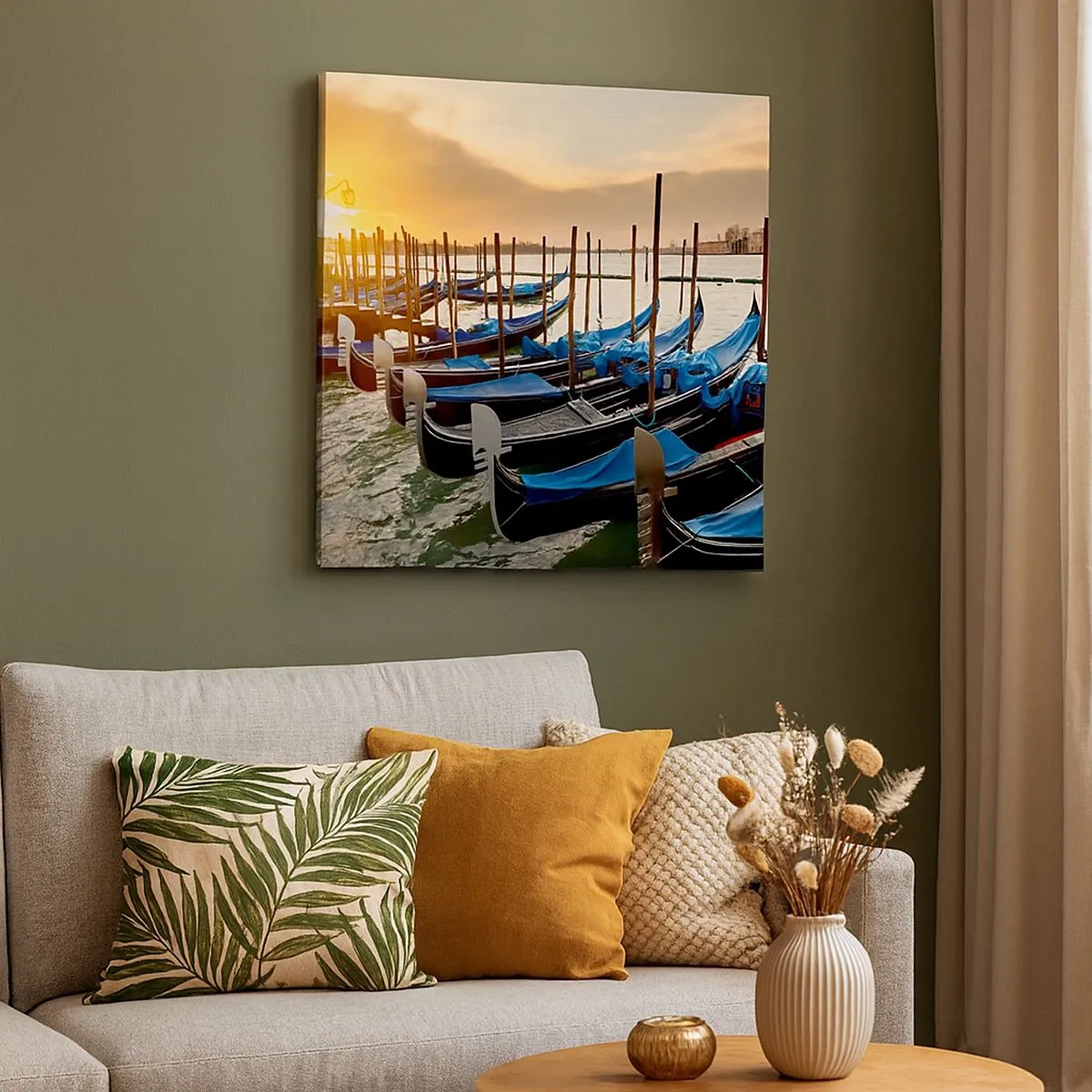 Impression sur toile - Image sur toile - Avant que le vacarme n'arrive - 30x30 cm