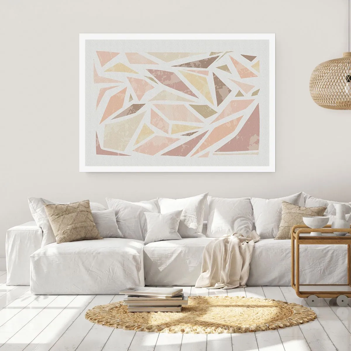 Affiche - Poster - Composition de vitraux - 91x61 cm