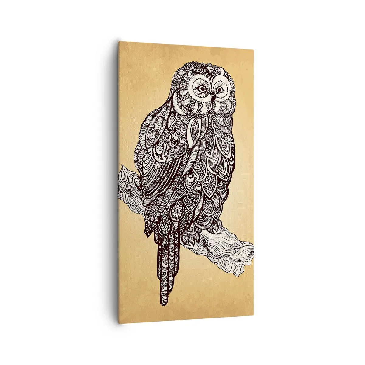 Impression sur toile - Image sur toile - Ornements complexes de sagesse - 65x120 cm