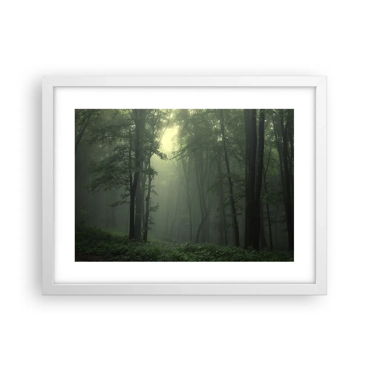 Affiche dans un cadre blanc - Poster - Avant qu'il ne se réveille - 40x30 cm