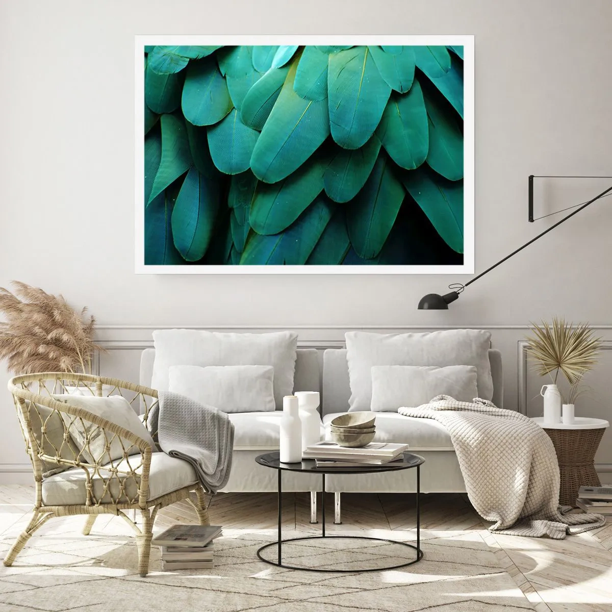 Affiche - Poster - Perfection de la nature du perroquet - 50x40 cm