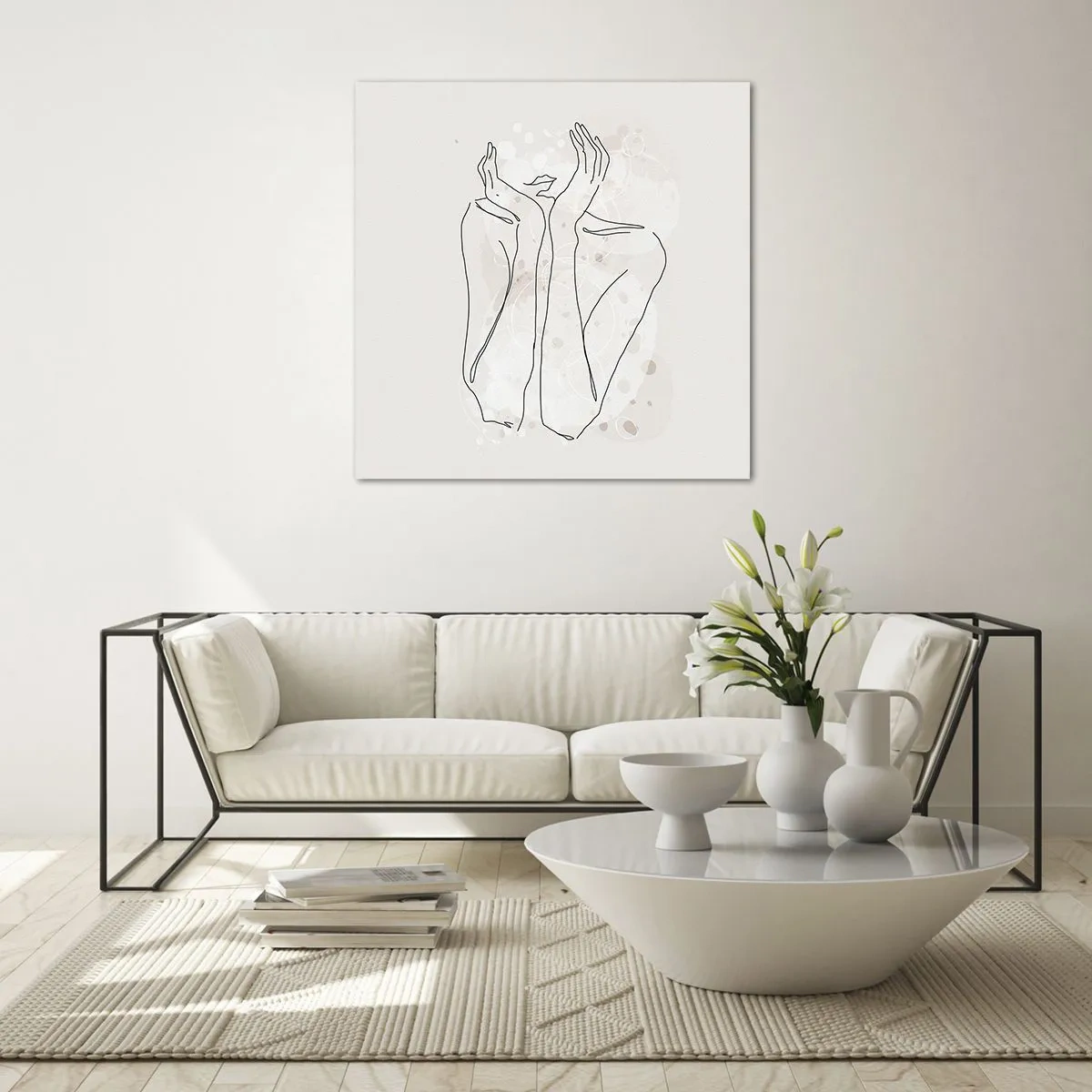 Impression sur verre - Image sur verre - Instant de rêve - 70x70 cm