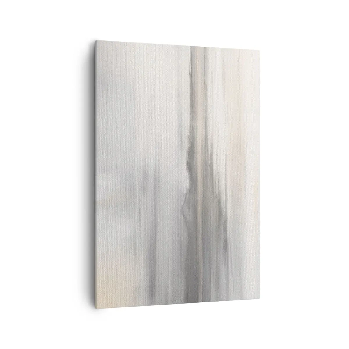 Impression sur toile - Image sur toile - Un paysage subtil aux tons gris et beige - 70x100cm - Distance réfléchie - Décoration murale moderne pour le salon et la chambre ARTTOR
