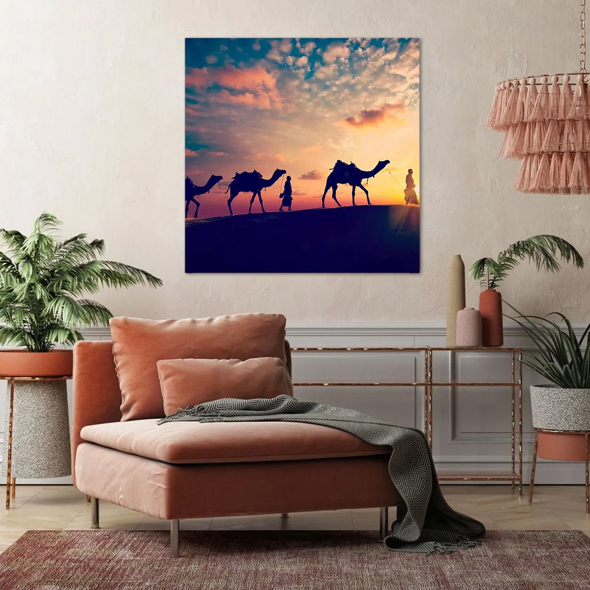 Impression sur toile - Image sur toile - L'esprit mystérieux de l'Orient - 40x40 cm