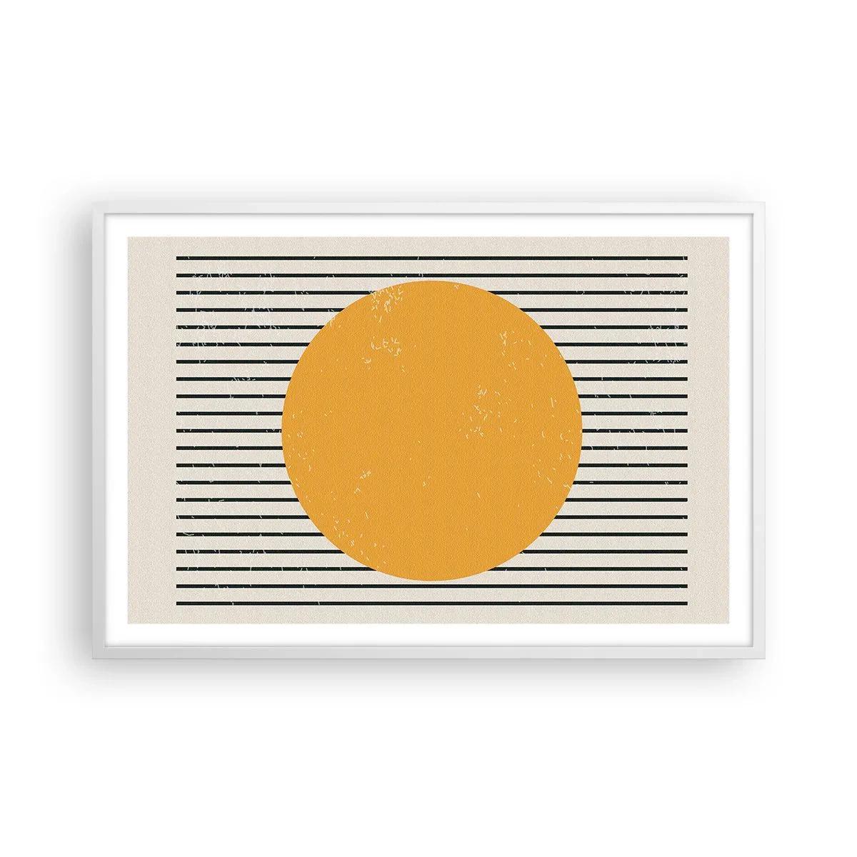 Affiche dans un cadre blanc - Poster - Le pouvoir de la simplicité - 91x61 cm