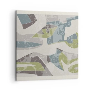 Impression sur toile - Image sur toile - Composition derrière la vitre - 50x50 cm