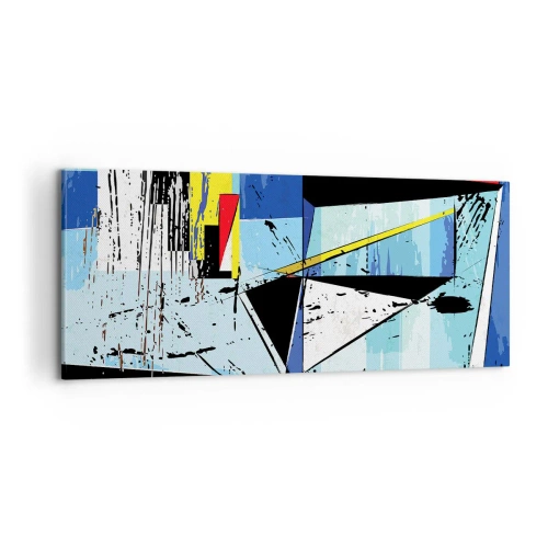 Impression sur toile - Image sur toile - Regardez le monde sous un certain angle… - 100x40 cm