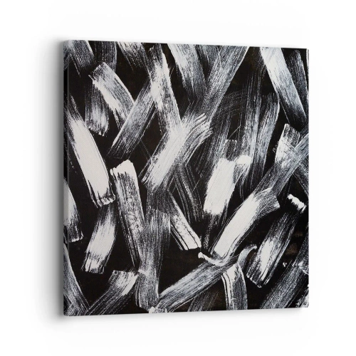 Impression sur toile - Image sur toile - L'abstraction dans l'esprit industriel - 40x40 cm