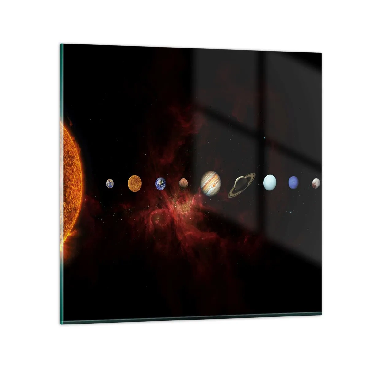 Impression sur verre - Image sur verre - Notre quartier - 70x70 cm