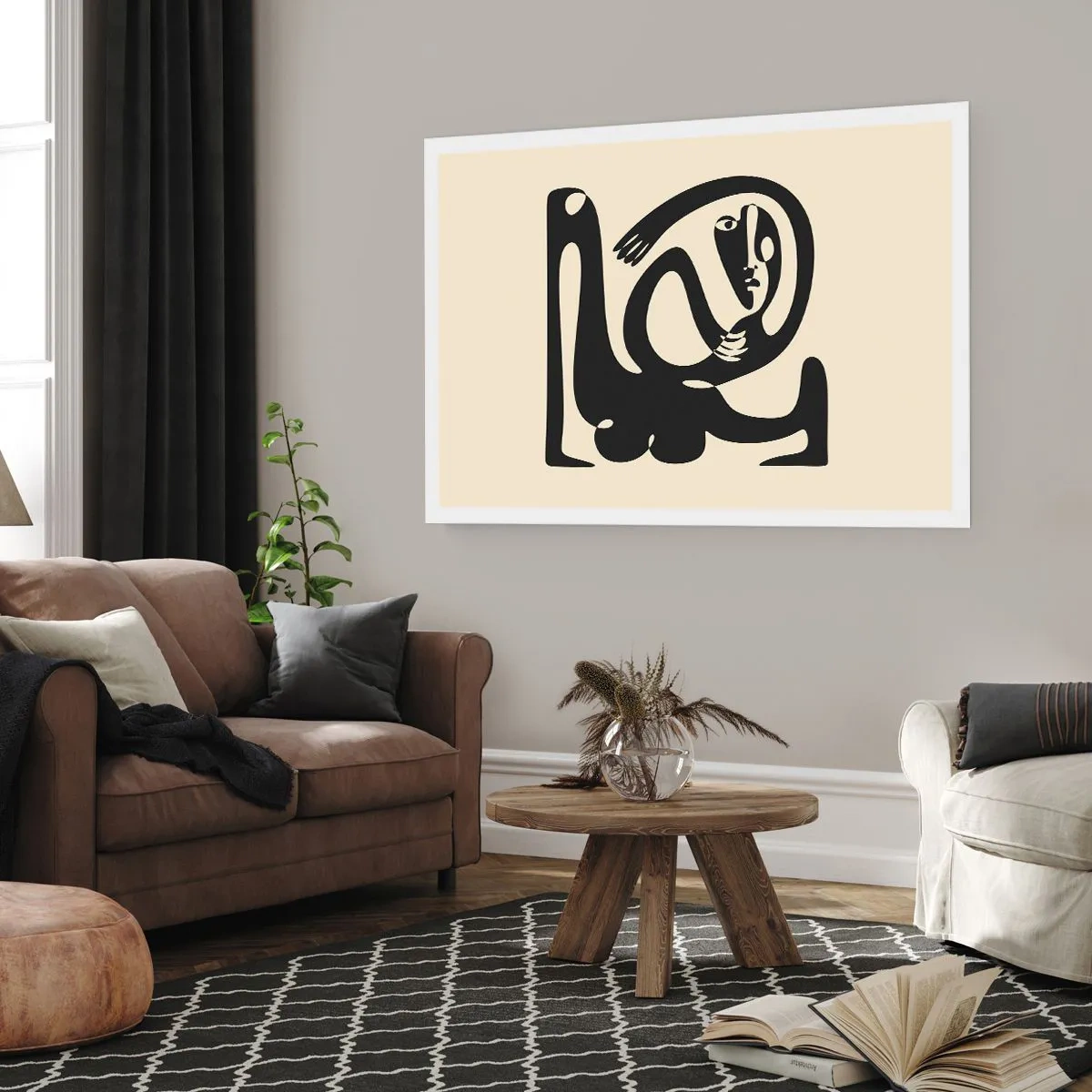 Affiche - Poster - Presque du Picasso - 70x50 cm