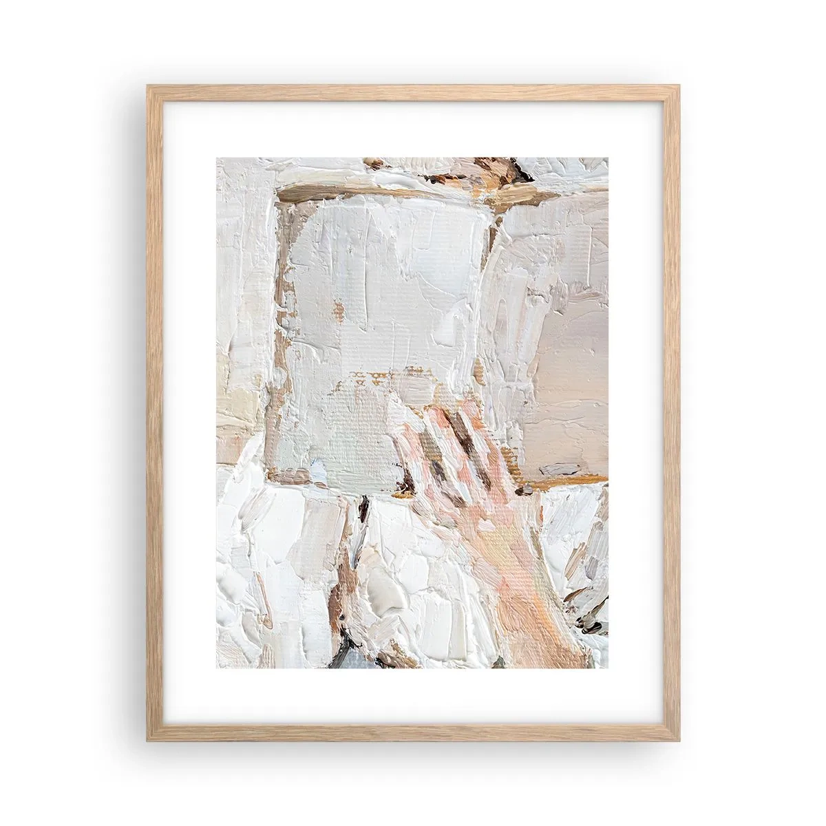 Affiche dans un chêne clair - Poster - Dans un autre monde - 40x50 cm