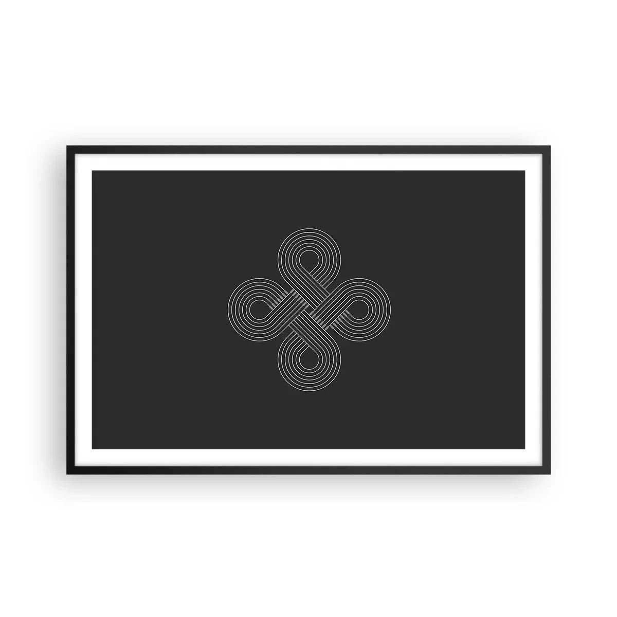 Affiche dans un cadre noir - Poster - Dans l'âme celtique - 91x61 cm