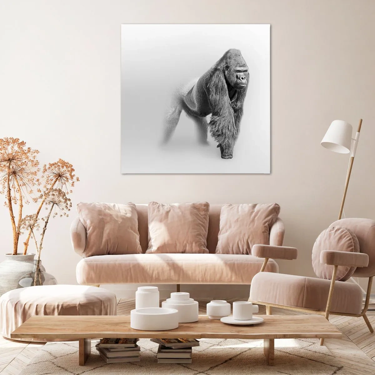 Impression sur toile - Image sur toile - Confiant en sa force - 60x60 cm