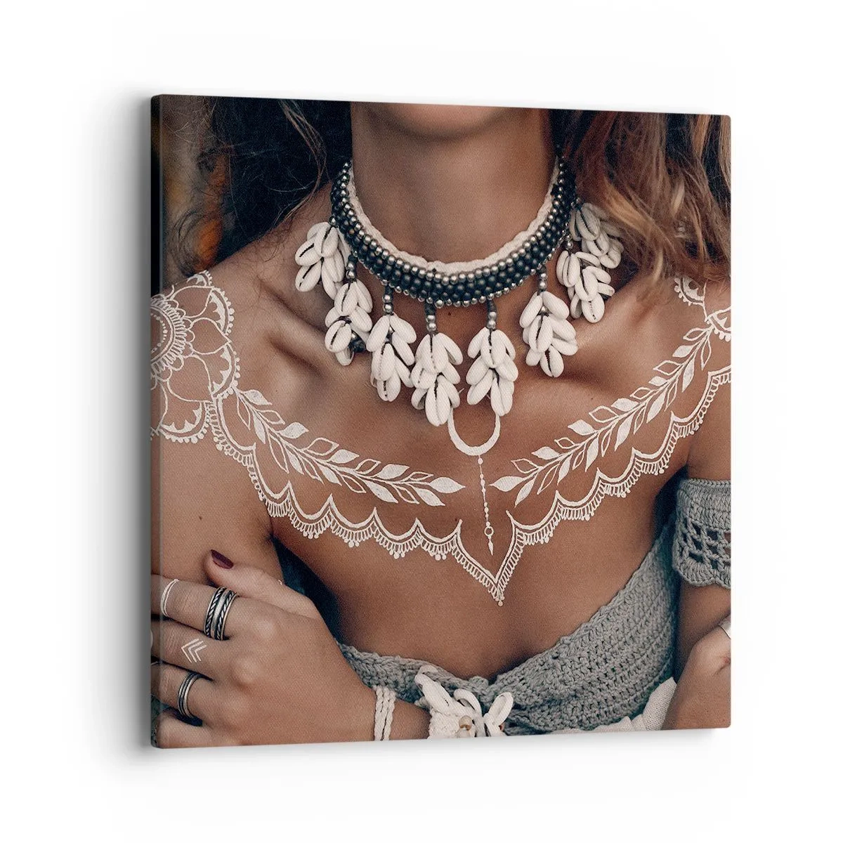 Impression sur toile - Image sur toile - Talismans, rituels de la féminité - 40x40 cm