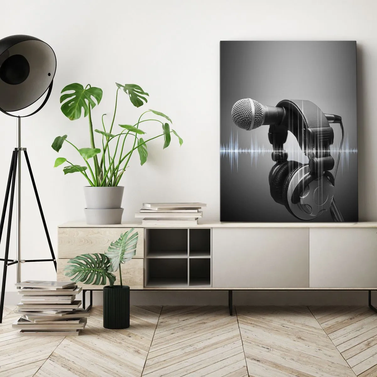 Impression sur toile - Image sur toile - Vous pouvez encore entendre son chant - 55x100 cm