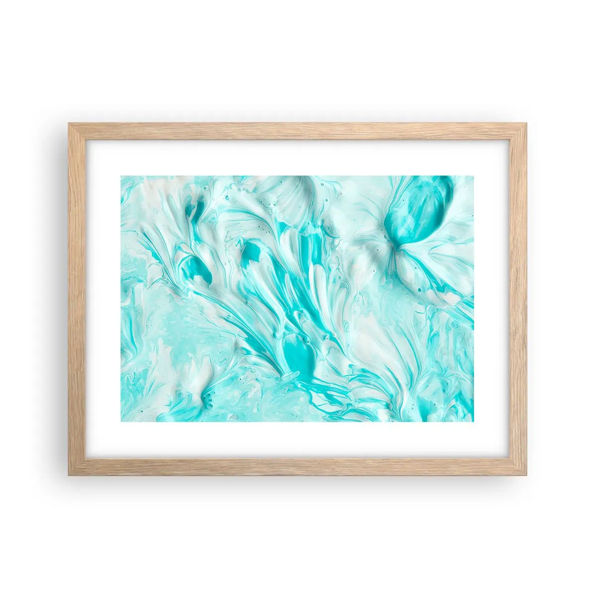 Affiche dans un chêne clair - Poster - Ensemble pour toujours - 40x30 cm