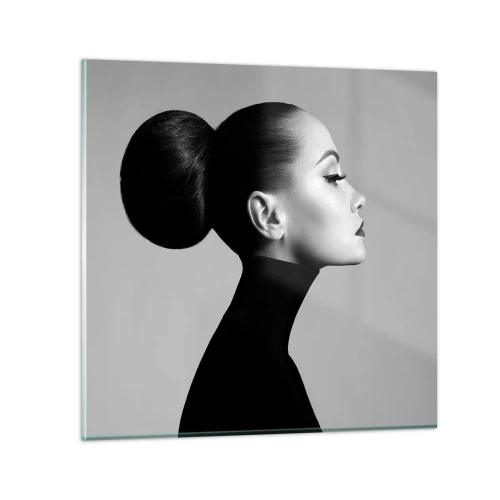 Impression sur verre - Image sur verre - Néfertiti moderne - 60x60 cm