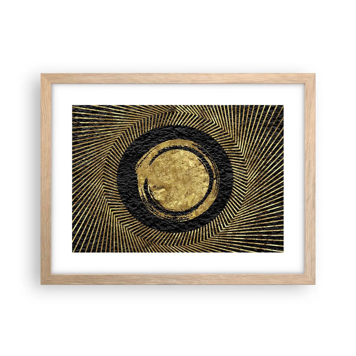 Affiche dans un chêne clair - Poster - Composition glamour - 40x30 cm