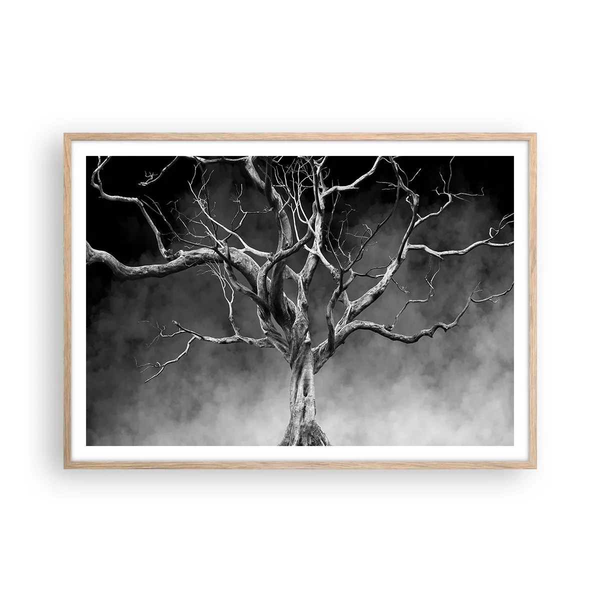 Affiche dans un chêne clair - Poster - Primordial et sacré - 100x70 cm