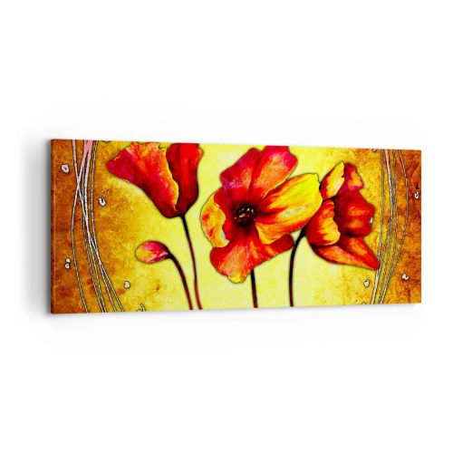 Impression sur toile - Image sur toile - Dans la décoration Art Nouveau - 100x40 cm